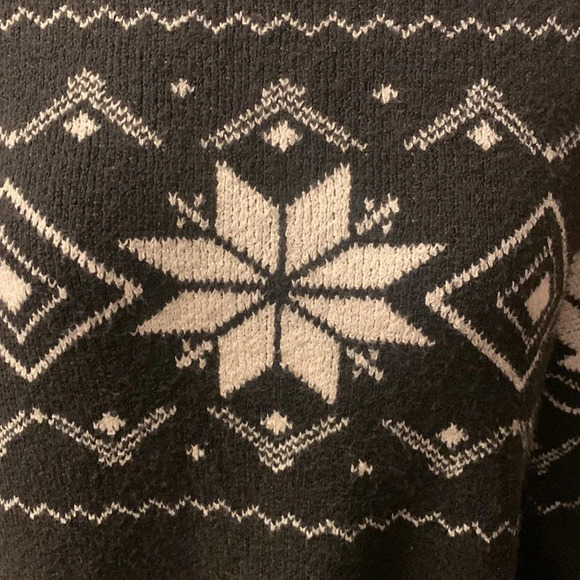 Christian Siriano Snowflake Fair Isle Sweater S - Picture 2 of 4